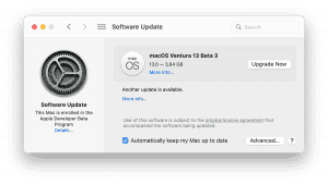 macOS 12.5 Beta Profile